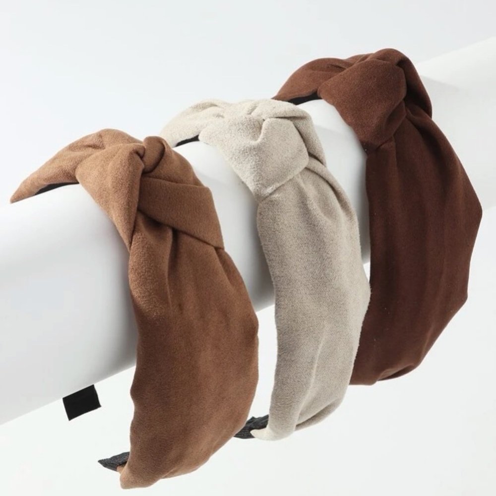 3 pieces twist front headbands